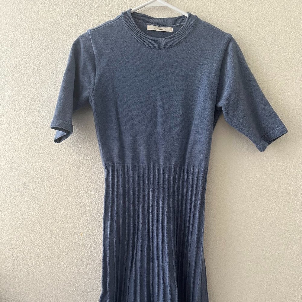 Cherrykoko Korean Midi Blue Dress Size S